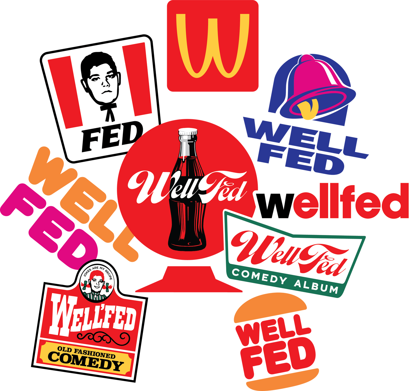 WELL FED Tee - BLACK