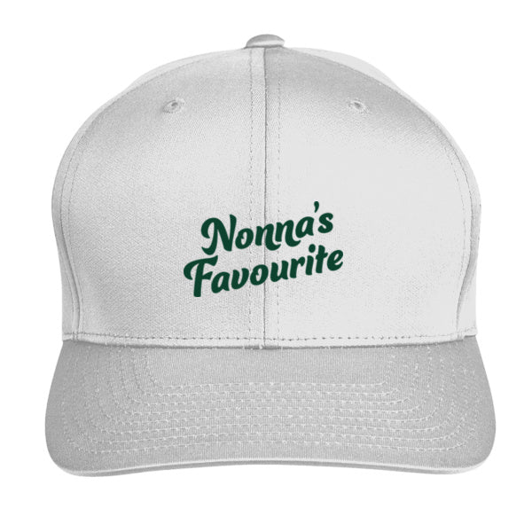 Nonna's Favourite Youth Baseball Hat (White)